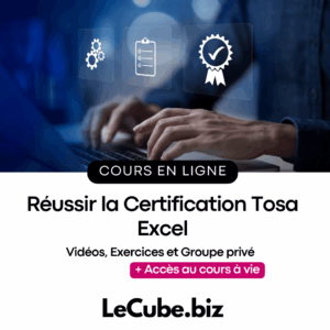 Réussir la Certification Tosa Excel