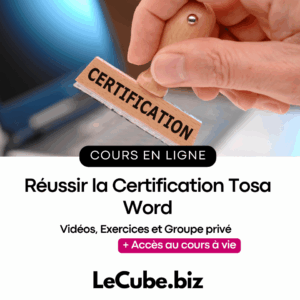 Réussir la Certification Tosa Word
