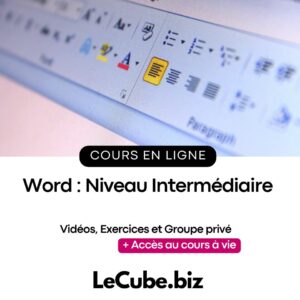 Word : Niveau Intermédiaire