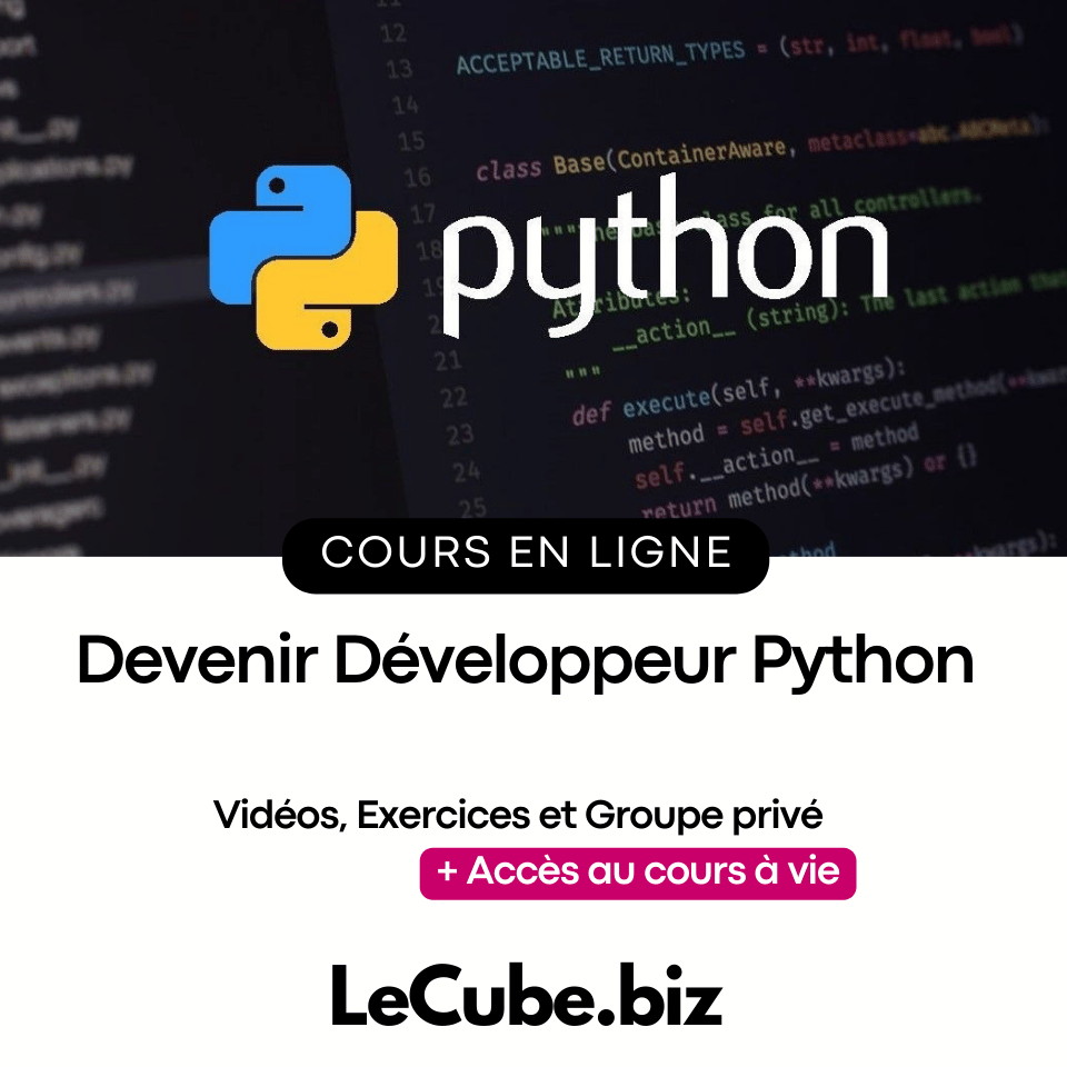 Devenir Développeur Python