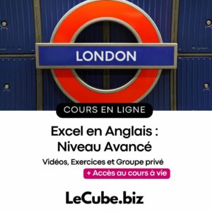 Excel en Anglais : Niveau Avancé