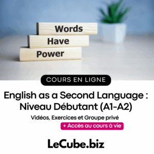 English as a Second Language : Niveau Débutant (A1-A2)
