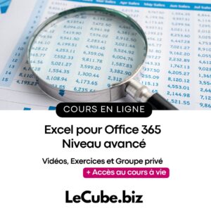 Excel pour Office 365 – Niveau avancé